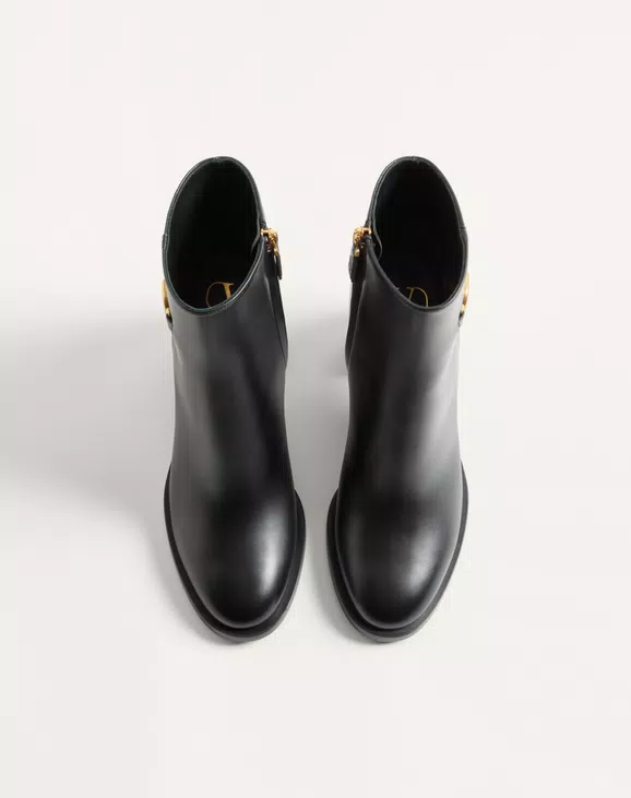 Valentino Vlogo Signature Calfskin Ankle Boot 75Mm - Image 5